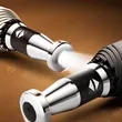 Auto Open Folding LED Umbrella | https://www.bestnamebadges.com