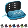 Quick-Dry Sports Towel With Portable Storage Bag | https://www.bestnamebadges.com