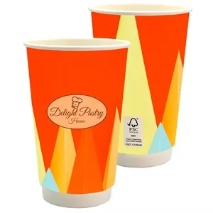 16 oz. Full Color Paper Cup | https://www.bestnamebadges.com