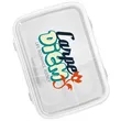 Full Color Lunch To Go Container | https://www.bestnamebadges.com