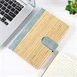 Bamboo Hardcover Notebook With Magnetic Closure In Stock | https://www.bestnamebadges.com