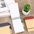 Recycled Spiral Notebook With Pen And Elastic Closure | https://www.bestnamebadges.com