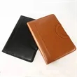 Leather Padfolio Portfolio with Hidden Handle Folder Bag | https://www.bestnamebadges.com