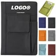 A5 Refillable Lined Leather Journal Notebook Hardcover Paper | https://www.bestnamebadges.com