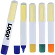 Dual Function Highlighter Pen With Built In Sticky Notes | https://www.bestnamebadges.com