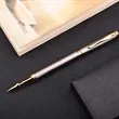 Custom Laser Engraved Metal Gel Pen Set | https://www.bestnamebadges.com