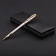 Custom Laser Engraved Metal Gel Pen Set | https://www.bestnamebadges.com