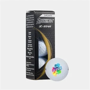 Srixon® 3 Pack Z-STAR Golf Balls | https://www.bestnamebadges.com