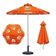 7' Heavy Duty Market Umbrella With Full Color Print | https://www.bestnamebadges.com