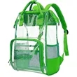 Premium Heavy Duty Clear PVC Transparent Backpack | https://www.bestnamebadges.com