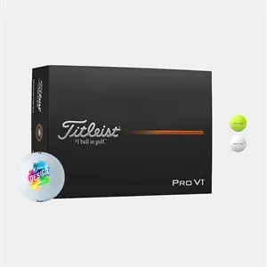 Titleist® 12 Pack Pro V1 Golf Balls | https://www.bestnamebadges.com