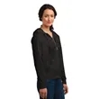 District Women's Fitted Jersey Full-Zip Hoodie. | https://www.bestnamebadges.com
