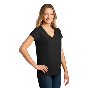 District Women's Re-Tee V-Neck | https://www.bestnamebadges.com
