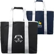 Large Polyester Shopping Tote Bag W/ Handles | https://www.bestnamebadges.com