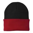 Port & Company Knit Cap. | https://www.bestnamebadges.com