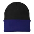Port & Company Knit Cap. | https://www.bestnamebadges.com