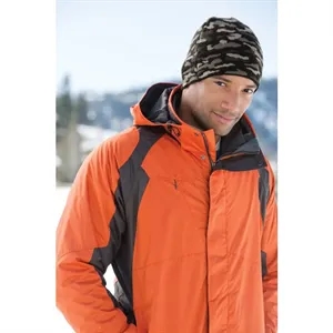 Port & Company Camo Beanie Cap. | https://www.bestnamebadges.com