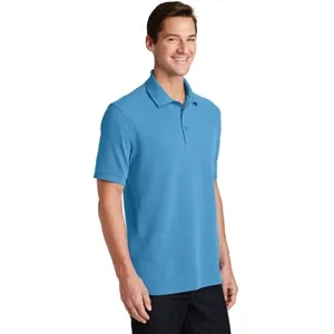 Port & Company Combed Ring Spun Pique Polo. | https://www.bestnamebadges.com