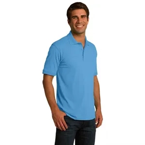 Port & Company Core Blend Jersey Knit Polo. | https://www.bestnamebadges.com