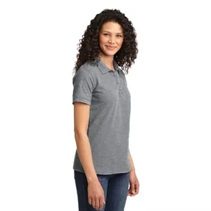 Port & Company Women's Core Blend Pique Polo. | https://www.bestnamebadges.com