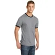 Port & Company Core Cotton Ringer Tee. | https://www.bestnamebadges.com