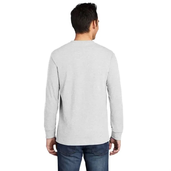Port & Company Long Sleeve Essential Pocket Tee.
