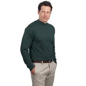 Port & Company Essential Mock Turtleneck. | https://www.bestnamebadges.com