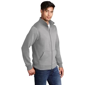 Port & Company Core Fleece Cadet Full-Zip Sweatshirt | https://www.bestnamebadges.com