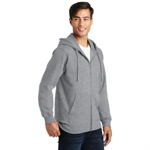 Port & Company Fan Favorite Fleece Full-Zip Hooded Sweats... | https://www.bestnamebadges.com