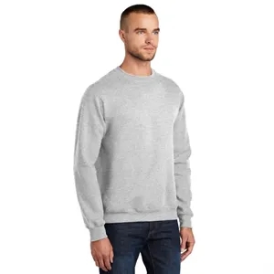 Port & Company Essential Fleece Crewneck Sweatshirt. | https://www.bestnamebadges.com