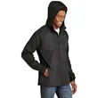 Sport-Tek Heather Colorblock Raglan Hooded Wind Jacket. | https://www.bestnamebadges.com