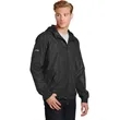 Sport-Tek Embossed Hooded Wind Jacket. | https://www.bestnamebadges.com