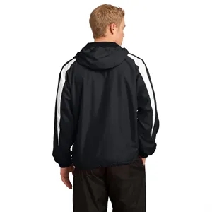 Sport-Tek Fleece-Lined Colorblock Jacket. | https://www.bestnamebadges.com
