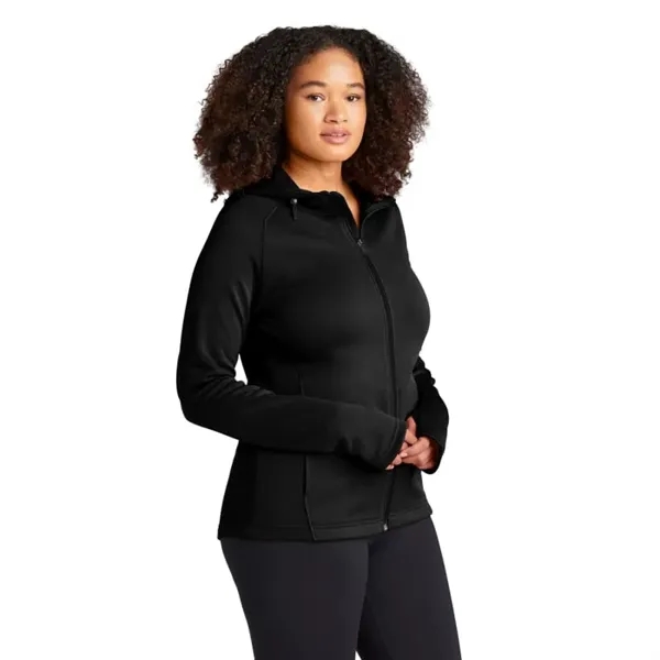 Sport-Tek Women's Tech Fleece Full-Zip Hooded Jacket.