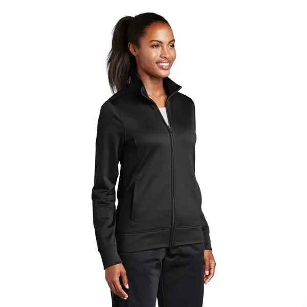 Sport-Tek Women's Sport-Wick Fleece Full-Zip Jacket.