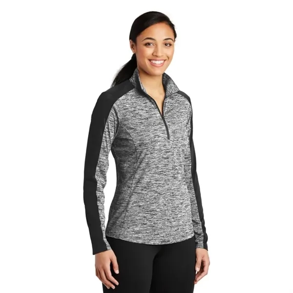 Sport-Tek Women's PosiCharge Electric Heather Colorblock ...