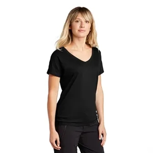 Sport-Tek Women's PosiCharge Tri-Blend Wicking Dolman Tee. | https://www.bestnamebadges.com