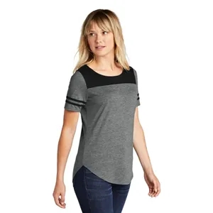 Sport-Tek Women's PosiCharge Tri-Blend Wicking Fan Tee. | https://www.bestnamebadges.com