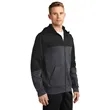 Sport-Tek Tech Fleece Colorblock Full-Zip Hooded Jacket. | https://www.bestnamebadges.com