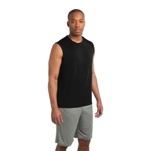 Sport-Tek Sleeveless PosiCharge Competitor Tee. | https://www.bestnamebadges.com