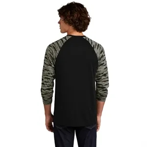 Sport-Tek Drift Camo Colorblock Long Sleeve Tee | https://www.bestnamebadges.com