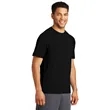 Sport-Tek PosiCharge Tri-Blend Wicking Raglan Tee. | https://www.bestnamebadges.com