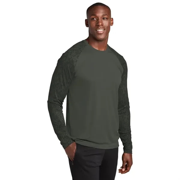 Sport-Tek Long Sleeve Digi Camo Tee.