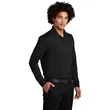 Sport-Tek PosiCharge RacerMesh Long Sleeve Polo. | https://www.bestnamebadges.com