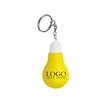 Lightbulb Shaped Stress Relief Keychain | https://www.bestnamebadges.com