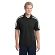 Sport-Tek Tricolor Shoulder Micropique Sport-Wick Polo. | https://www.bestnamebadges.com
