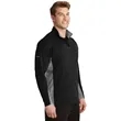 Sport-Tek Sport-Wick Stretch Contrast 1/4-Zip Pullover. | https://www.bestnamebadges.com