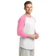 Sport-Tek Colorblock Raglan Jersey. | https://www.bestnamebadges.com