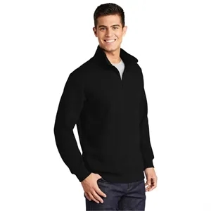 Sport-Tek Tall 1/4-Zip Sweatshirt. | https://www.bestnamebadges.com