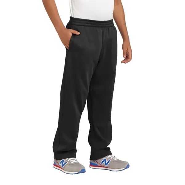 Sport-Tek Youth Sport-Wick Fleece Pant.